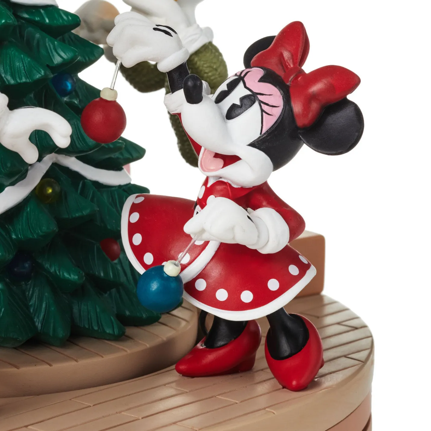 Disney Mickey Mouse and Friends Christmas Musical Figurine With Light and Motion