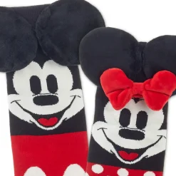 Disney Mickey Mouse and Minnie Mouse Novelty Crew Socks
