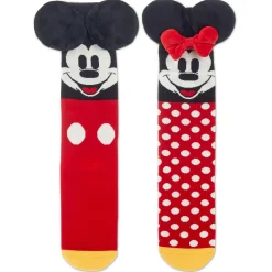 Disney Mickey Mouse and Minnie Mouse Novelty Crew Socks