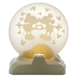 Disney Mickey Mouse and Minnie Mouse Moon Figurine With Light