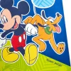 Disney Mickey Mouse and Pluto Third Birthday Card for Kid With Sticker