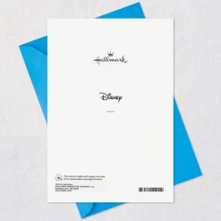 Disney Mickey Mouse and Pluto Third Birthday Card for Kid With Sticker