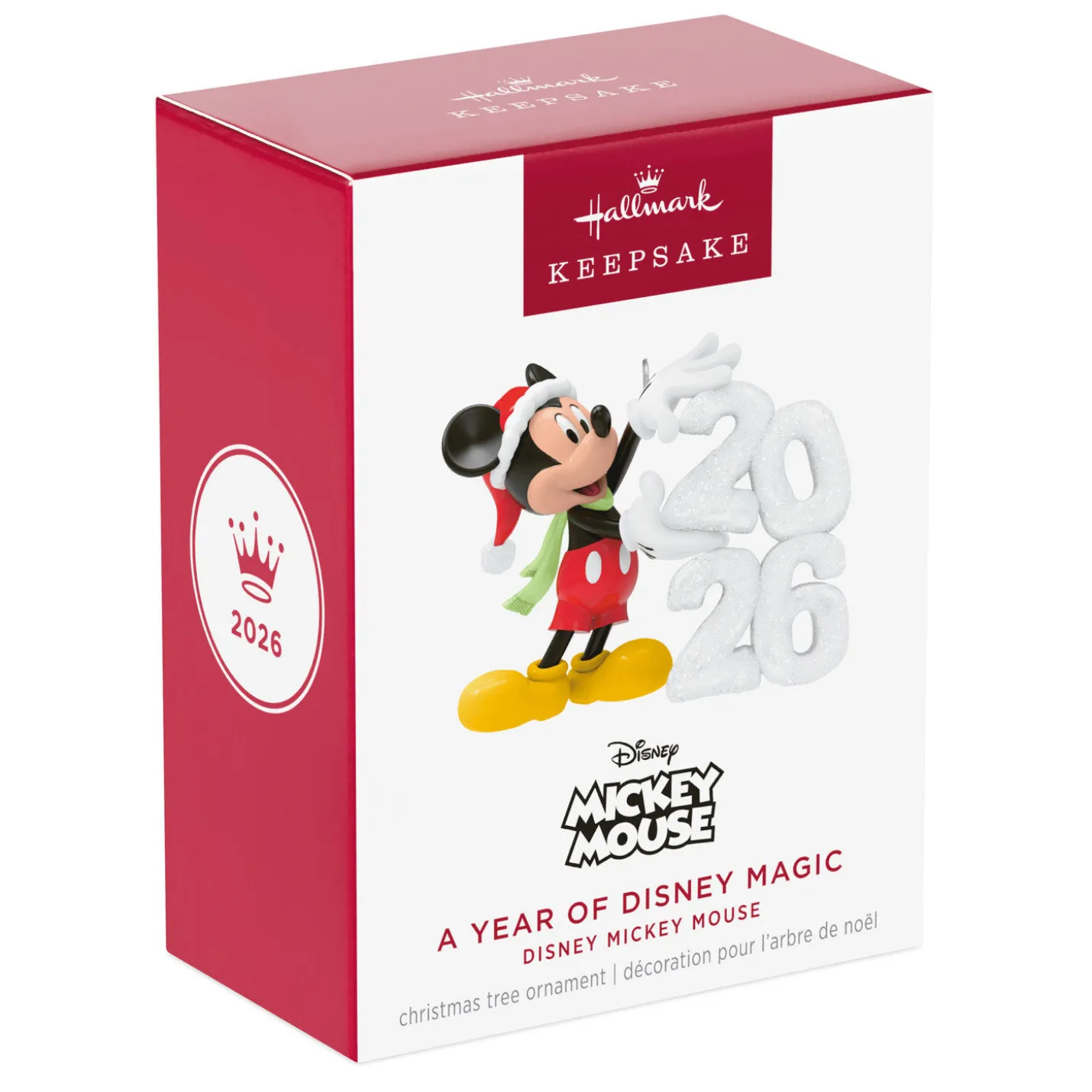 Disney Mickey Mouse A Year of Disney Magic 2026 Ornament