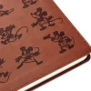 Disney Mickey Mouse Brown Faux Leather Journal
