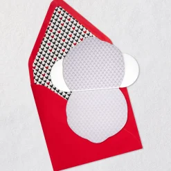Disney Mickey Mouse Die-Cut Smiling Face Blank Card