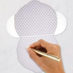 Disney Mickey Mouse Die-Cut Smiling Face Blank Card