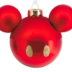 Disney Mickey Mouse Ears Icon Blown Glass Hallmark Ornament