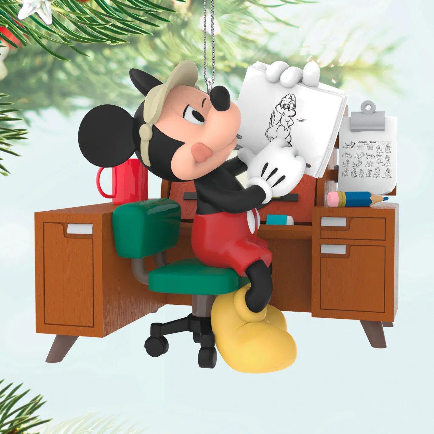 Disney Mickey Mouse From Sketch to Screen Ornament