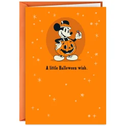 Disney Mickey Mouse Fun Moments and Sweet Memories Halloween Card