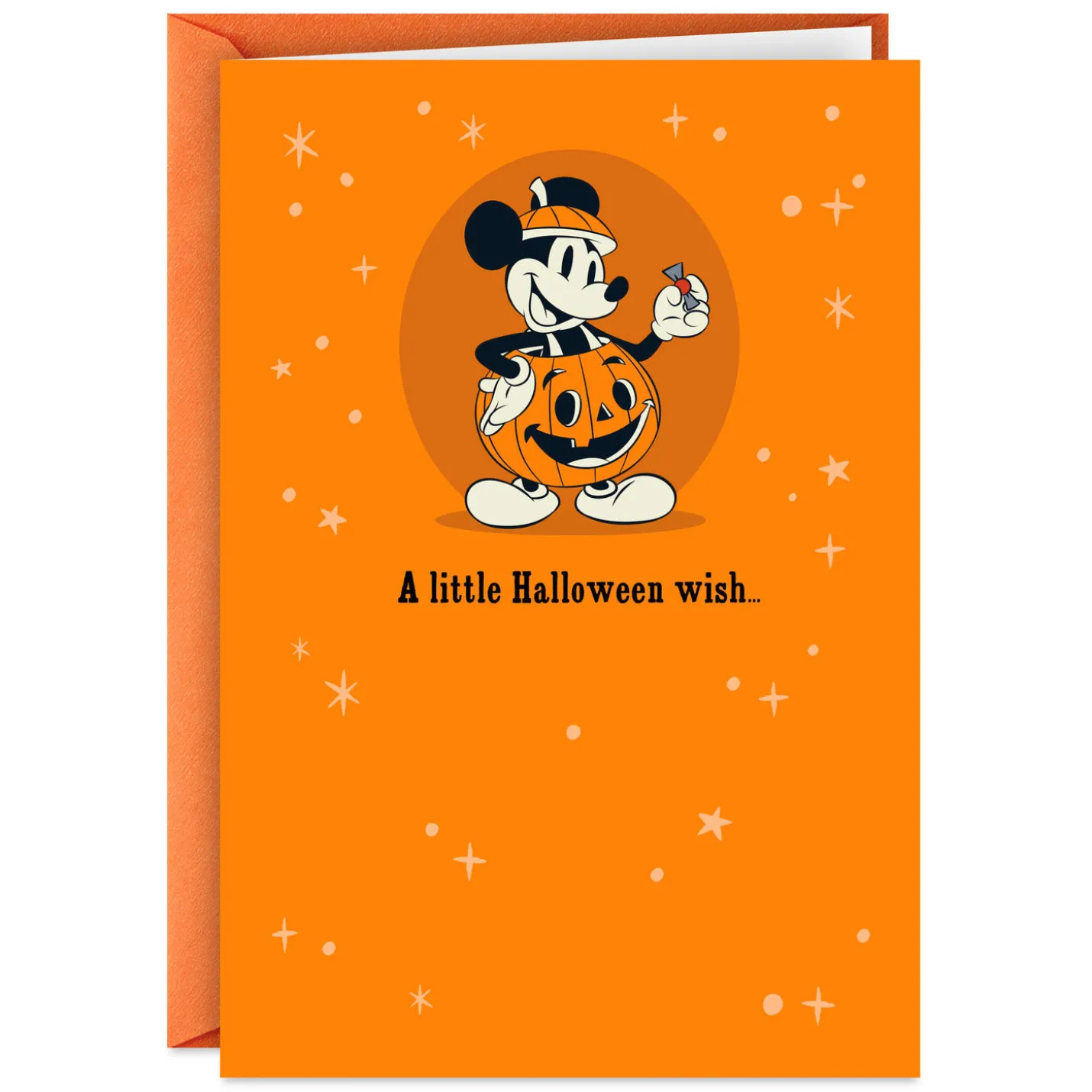 Disney Mickey Mouse Fun Moments and Sweet Memories Halloween Card