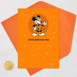 Disney Mickey Mouse Fun Moments and Sweet Memories Halloween Card