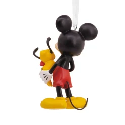 Disney Mickey Mouse Holding Puppy Hallmark Ornament