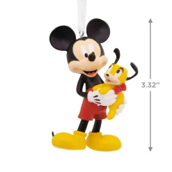 Disney Mickey Mouse Holding Puppy Hallmark Ornament