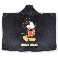 Disney Mickey Mouse Hooded Blanket With Mouse Ears
