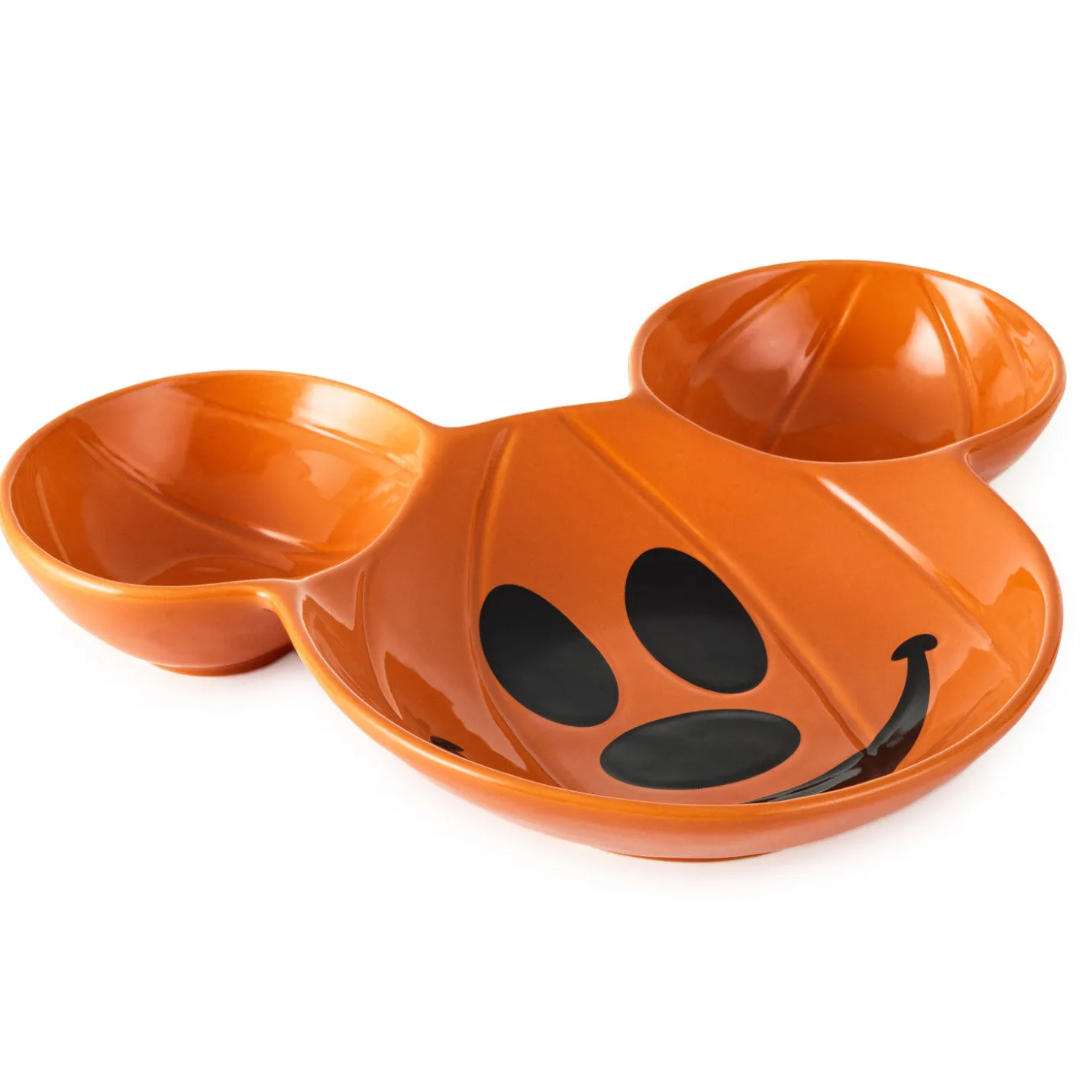 Disney Mickey Mouse Jack-o'-Lantern Chip and Dip Bowl