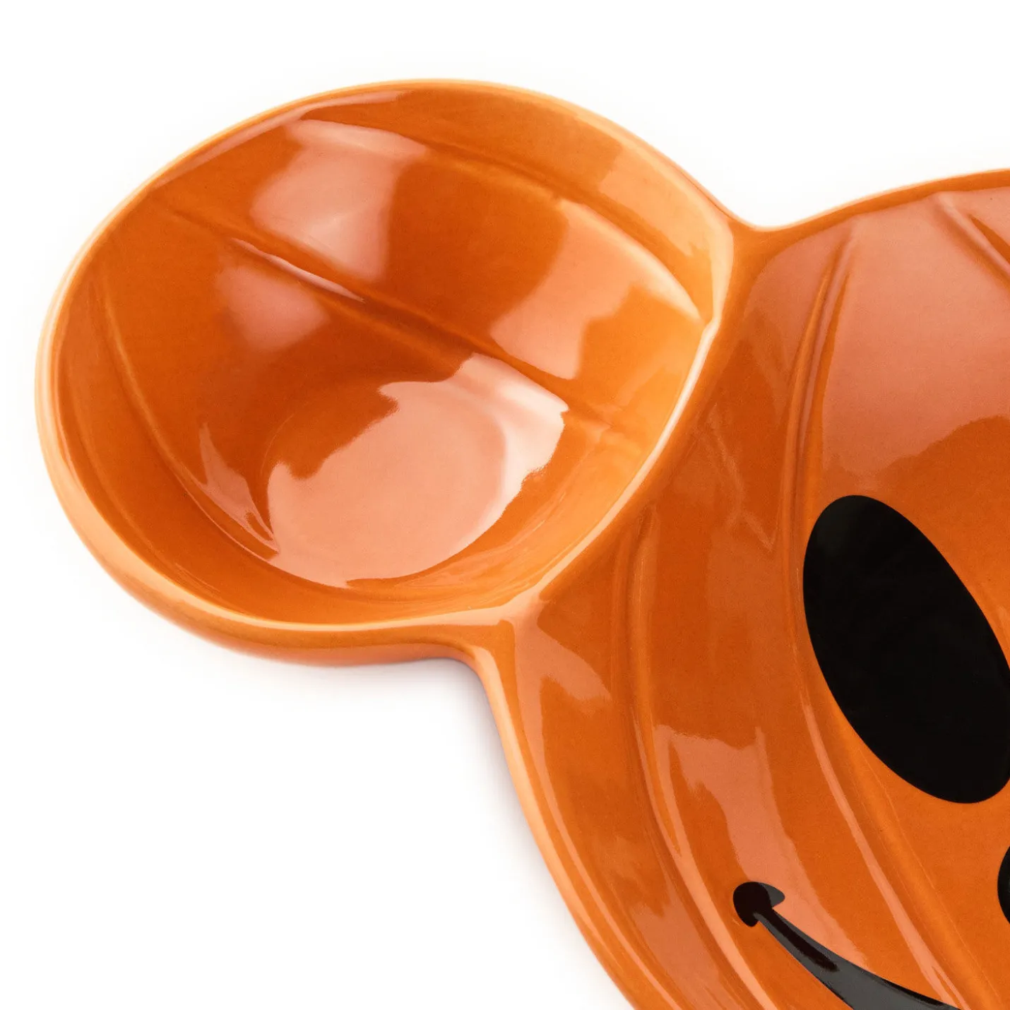 Disney Mickey Mouse Jack-o'-Lantern Chip and Dip Bowl