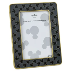 Disney Mickey Mouse Silhouettes Gray Metal Picture Frame, 4x6