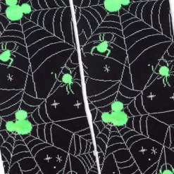 Disney Mickey Mouse Spiderweb Glow-in-the-Dark Crew Socks
