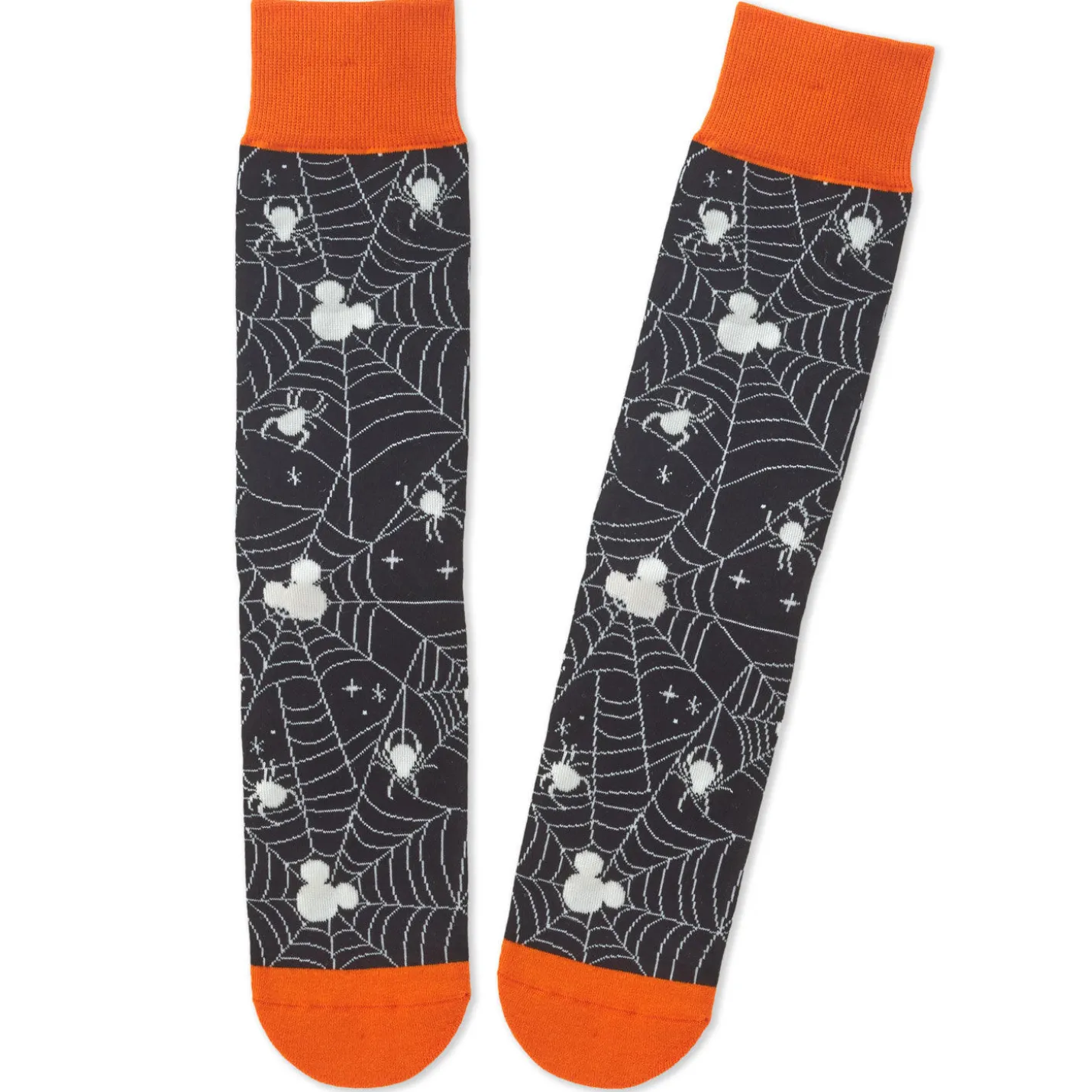 Disney Mickey Mouse Spiderweb Glow-in-the-Dark Crew Socks