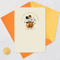 Disney Mickey Mouse Sweetness of the Season Halloween Card