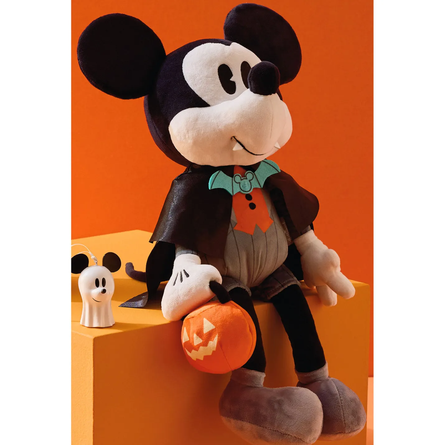 Disney Mickey Mouse Vampire Plush With Light, 11"