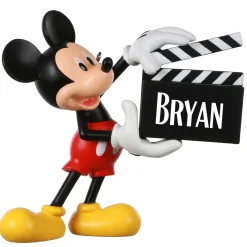 Disney Mickey Mouse With Clapperboard Personalized Ornament, Custom Text