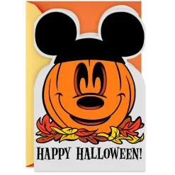 Disney Mickey Mouse You Put A Smile on My Face Halloween Card