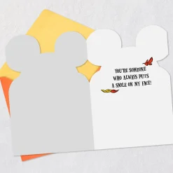 Disney Mickey Mouse You Put A Smile on My Face Halloween Card