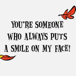 Disney Mickey Mouse You Put A Smile on My Face Halloween Card