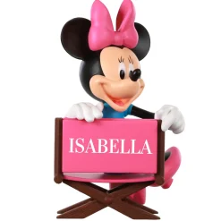 Disney Minnie Mouse in Director's Chair Personalized Ornament, Custom Text