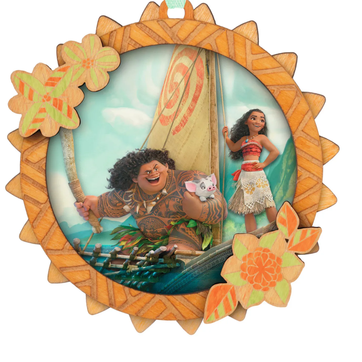 Disney Moana Setting Sail Papercraft Ornament