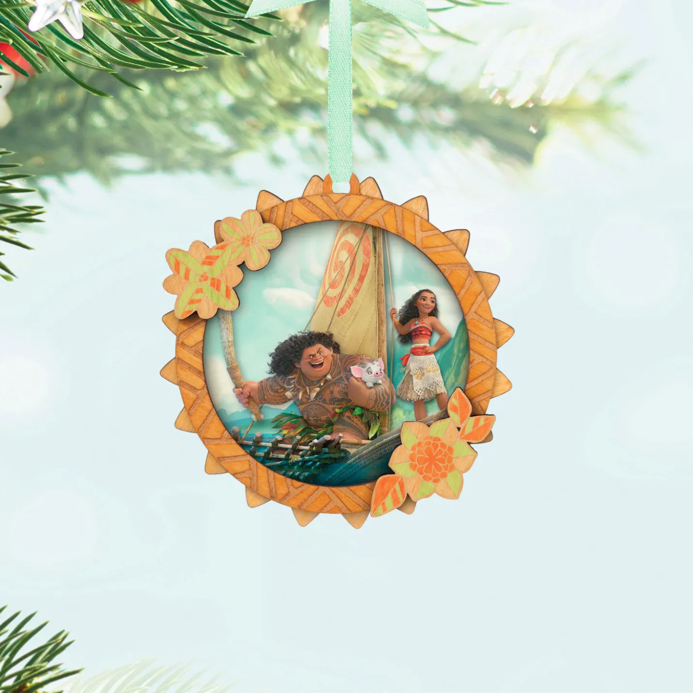 Disney Moana Setting Sail Papercraft Ornament