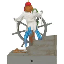 Disney Pirates of the Caribbean Collection Helmsman Skeleton Ornament With Light and Sound