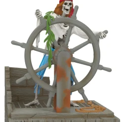 Disney Pirates of the Caribbean Collection Helmsman Skeleton Ornament With Light and Sound
