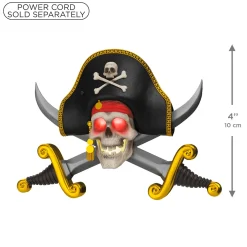 Disney Pirates of the Caribbean Collection The Talking Skull Ornament With Light and Sound