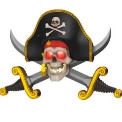 Disney Pirates of the Caribbean Collection The Talking Skull Ornament With Light and Sound