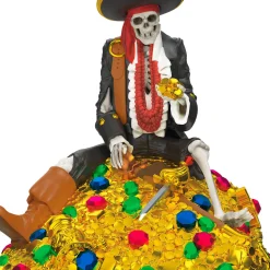 Disney Pirates of the Caribbean Collection Treasure Skeleton Ornament With Light and Sound