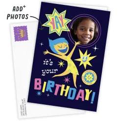 Disney/Pixar Inside Out Feel the Joy Custom Birthday Card