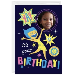 Disney/Pixar Inside Out Feel the Joy Custom Birthday Card