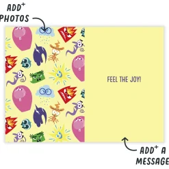 Disney/Pixar Inside Out Feel the Joy Custom Birthday Card