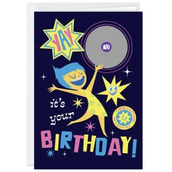 Disney/Pixar Inside Out Feel the Joy Custom Birthday Card