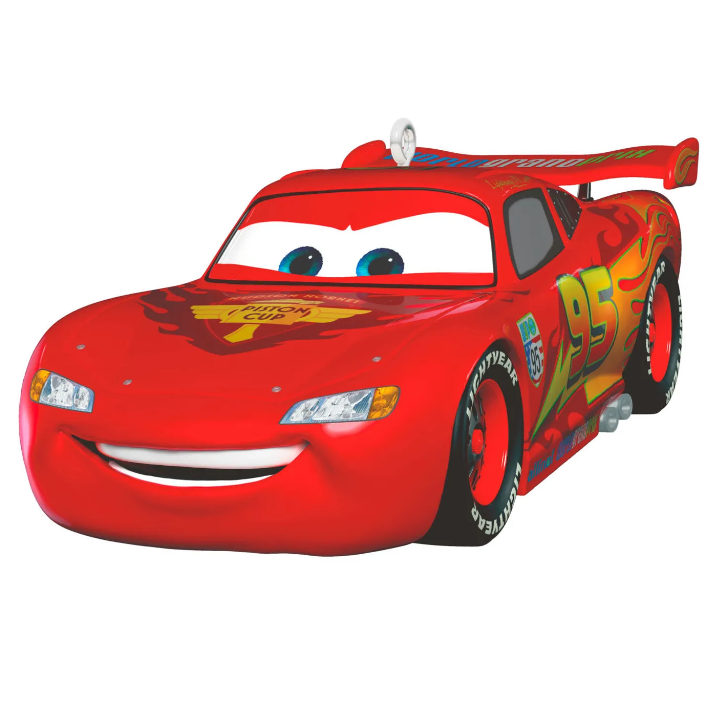 Disney/Pixar Cars 2 15th Anniversary Lightning McQueen Metal Ornament