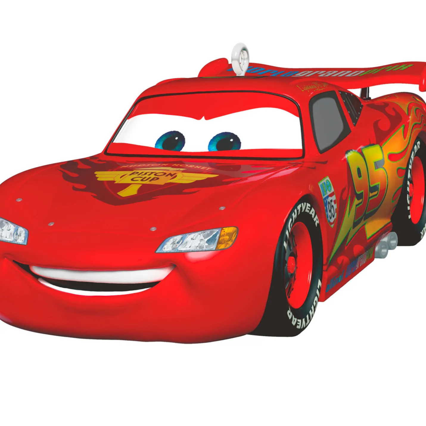 Disney/Pixar Cars 2 15th Anniversary Lightning McQueen Metal Ornament