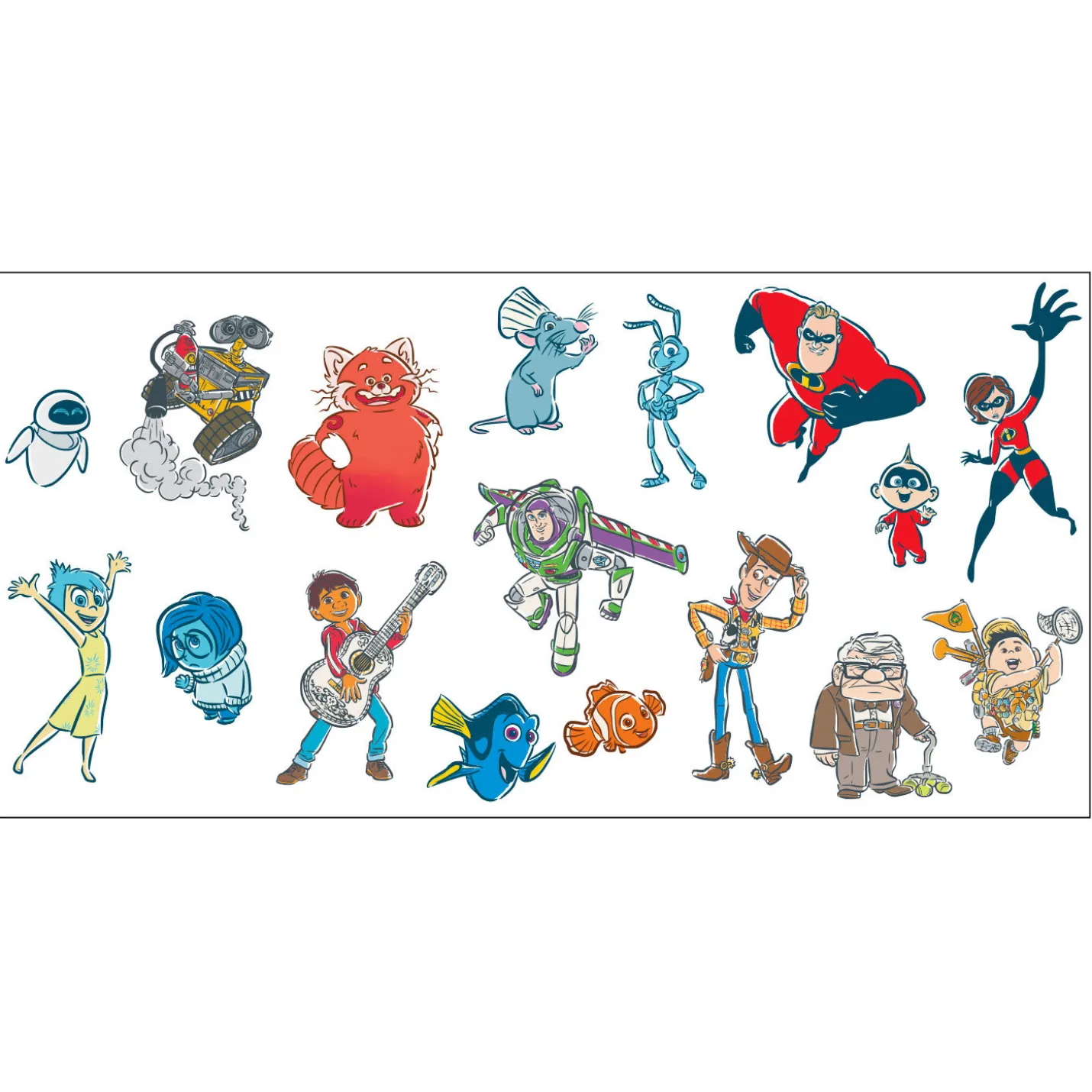 Disney/Pixar Characters Collectible Drinking Glass, 13.5 oz.
