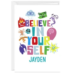 Disney/Pixar Inside Out 2 Believe in Yourself Custom Encouragement Card