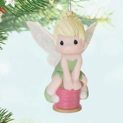 Disney Precious Moments Tinker Bell Porcelain Ornament