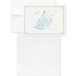 Disney Princess Assorted Boxed Blank Note Cards Multipack, Pack of 24