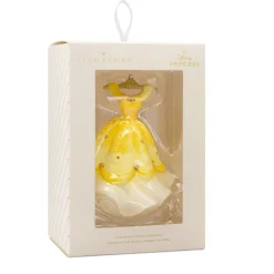 Disney Princess Belle's Gown Ceramic Hallmark Ornament