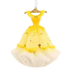 Disney Princess Belle's Gown Ceramic Hallmark Ornament