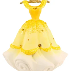 Disney Princess Belle's Gown Ceramic Hallmark Ornament